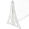 Azar Displays Acrylic Plexiglass Shield PPE 20"x20" Adjustable w/ Support Stands, PK2 179770-187